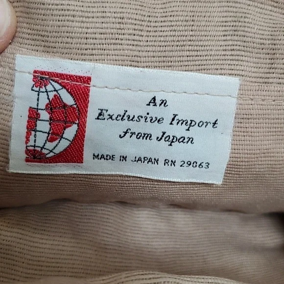 Vintage macrame crochet acrylic clutch - Picture 6 of 6